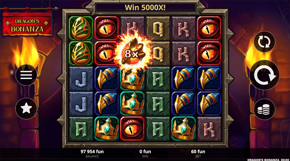 Мобильная версия Dragon's Bonanza Мобильная версия Dragon's Bonanza